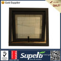 Superb customize aluminum glass top hung white awning window